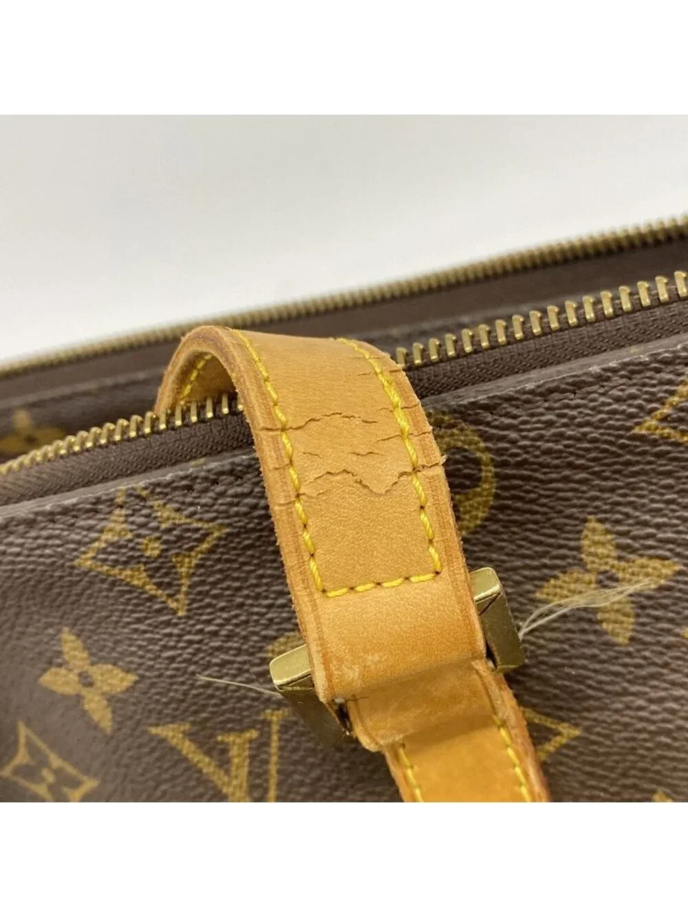 Louis Vuitton Tote Monogram Cabas Mezzo Brown